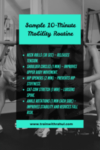10 minutes mobility